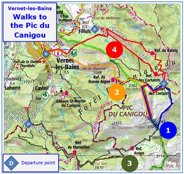 map of walks