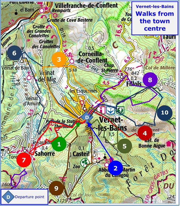 map of walks