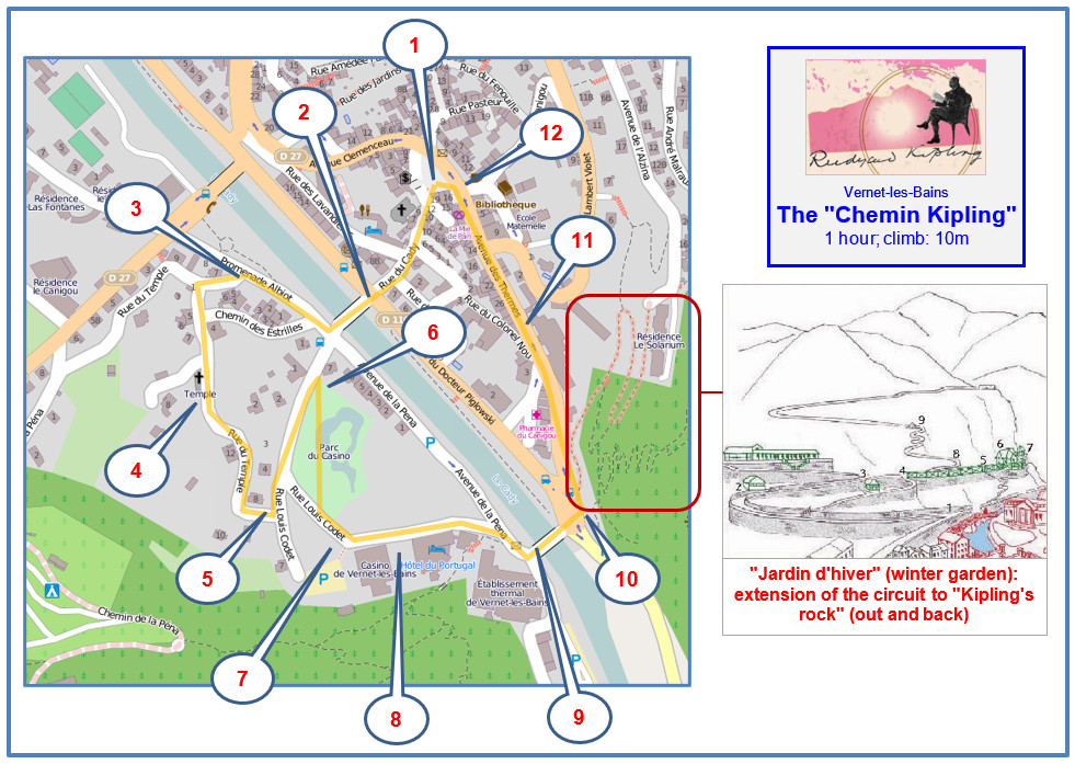 Le Chemin Kipling (description) map