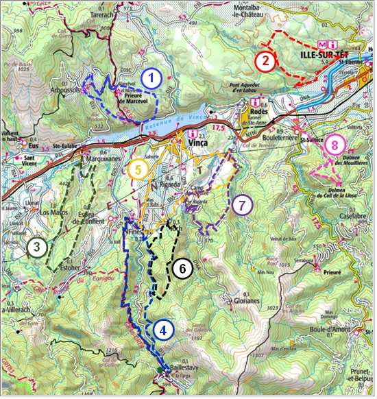 Conflent east walks