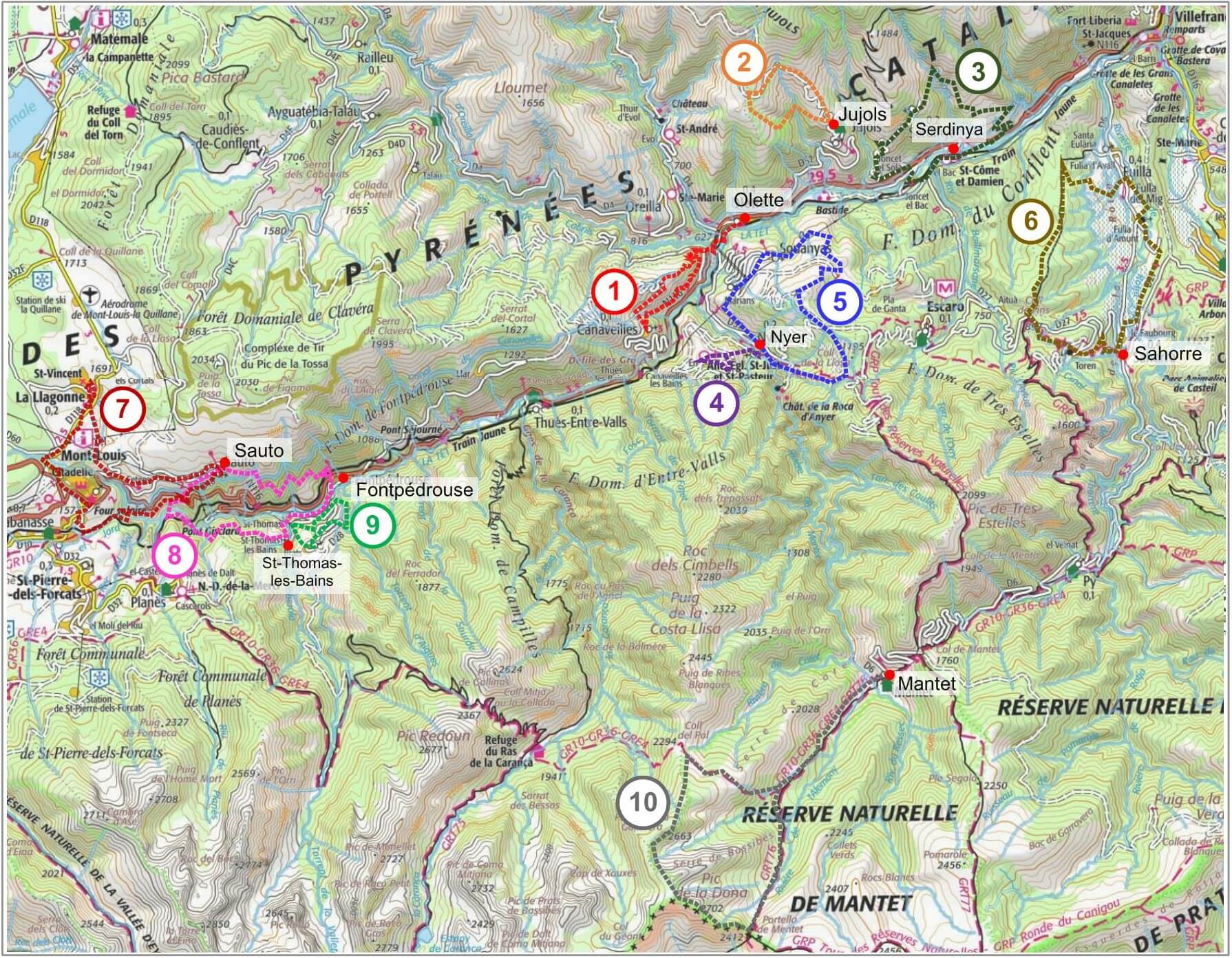 Conflent west walks